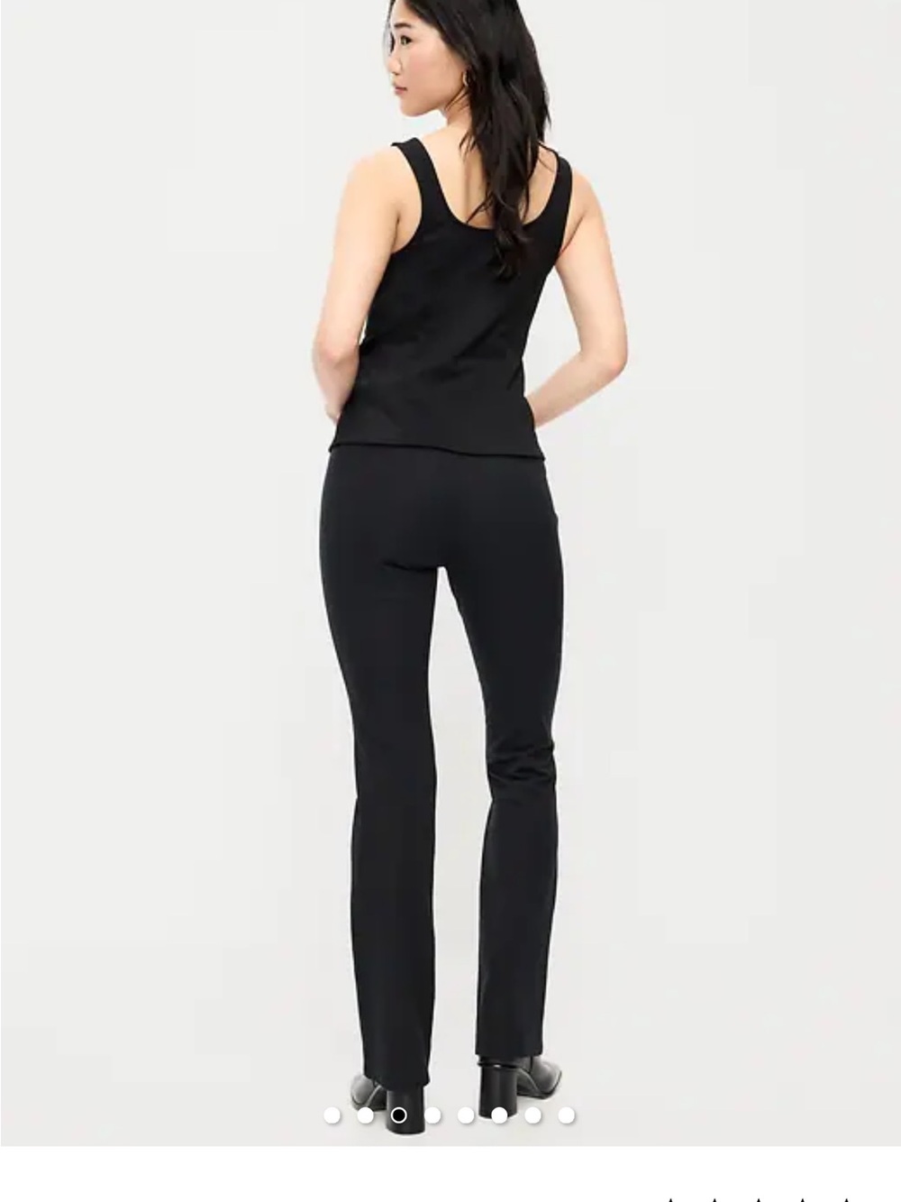(2 FOR $25) ⭐️ Old Navy Black Boot-Cut Dress Pants - Picture 2 of 8